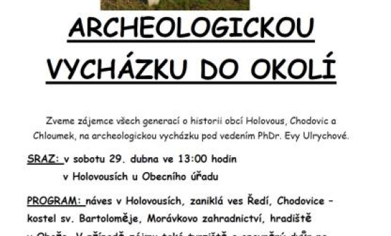 Archeologická vycházka do okolí