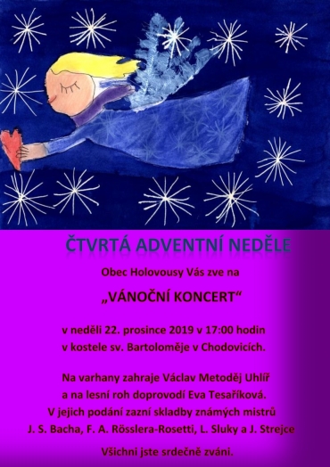 Čtvrtá adventní neděle 22.12.2019