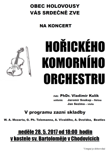 Jarní koncert v kostele sv. Bartoloměje v Chodovicích