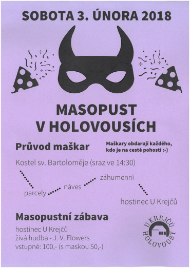 Masopustní průvod maškar