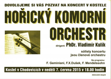 Koncert Hořického komorního orchestru