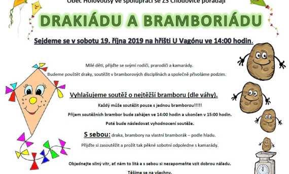 Drakiáda a bramboriáda 19. 10. 2019