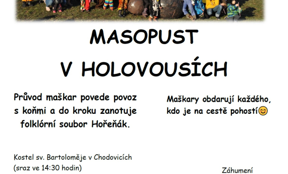 Masopustní průvod maškar 2020