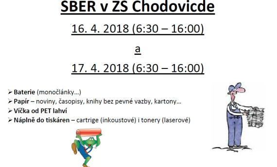 EKOSBĚR v ZŠ Chodovice