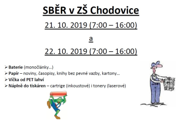 EKOSBĚR v ZŠ Chodovice