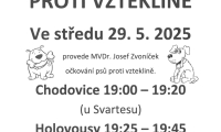 Očkování psů proti vzteklině