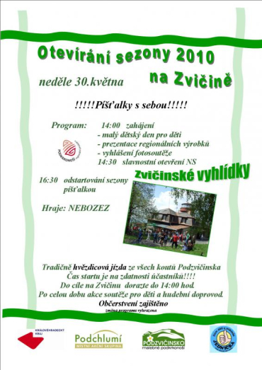 Otevírání sezony 2010 na Zvičině