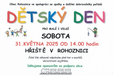 Dětský den Rohoznice