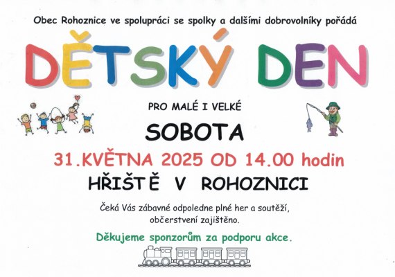 Dětský den Rohoznice
