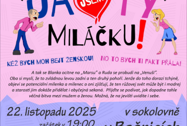 Divadelní představení DS Dobrovodšťí kohouti - Já jsem ty miláčku! 