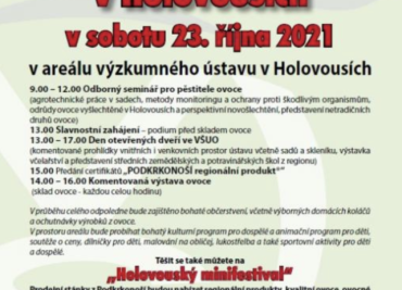 Slavnosti ovoce v Holovousích - VŠUO Holovousy s.r.o.