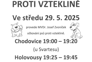 Očkování psů proti vzteklině